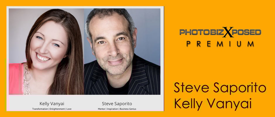 Kelly Vanyai and Steve Saporito headshots for portrait sales workshop